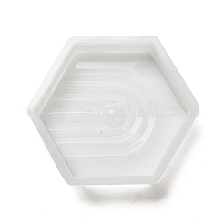 DIY 六角形シリコン型  レジン型  UVレジン用  エポキシ樹脂工芸品作り  ホワイト  130x113x25mm&nbsp;LS-DIY-G113-03A