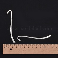 チベット銀ブックマーク  アンティークシルバー  鉛フリー及びカドミウムフリー  84x4x2mm  穴：2mm&nbsp;X-LF8636Y