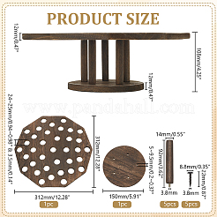 Polygon Wooden Display Stands&nbsp;ODIS-WH0030-100