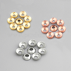 真鍮小さなビーズコーン  花弁のない  ミックスカラー  3x0.8mm  穴：1mm  900個/箱&nbsp;KK-FH0001-78