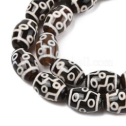 Tibetan Style dZi Agate Beads Strands&nbsp;G-N344-02E