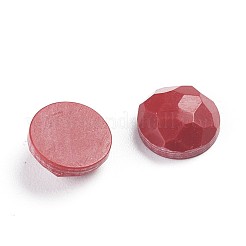 天然＆合成混合石カボション  半円/ドーム  多面カット  7~8x3.5mm&nbsp;G-F680-G