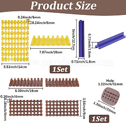 2 Bags 2 Styles Letters & Numbers PP Plastic Cookie Stamps&nbsp;DIY-SC0033-51
