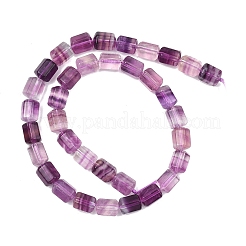 Natural Purple Fluorite Beads Strands&nbsp;G-D103-A06