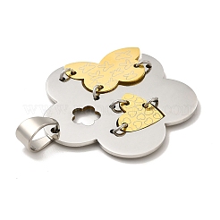 Ion Plating(IP) 304 Stainless Steel Pendants&nbsp;STAS-E184-25P