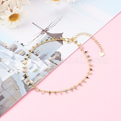 Natural Multicolor Tourmaline Charm Bracelets&nbsp;BJEW-JB05970