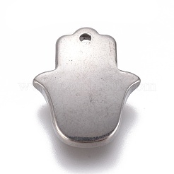 Tarnish Resistant 304 Stainless Steel Pendants Rhinestone Setting&nbsp;STAS-E474-46