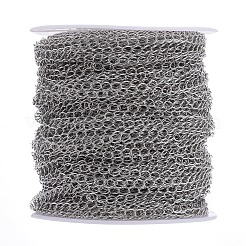 Brass Twisted Chains&nbsp;LS-CHC-Q001-5x4mm-P