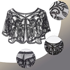 Polyester Women Chiffon Wraps&nbsp;AJEW-WH20070-005B