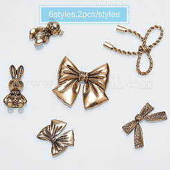 Alloy Cabochons&nbsp;PALLOY-OC0002-12-RS