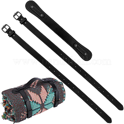Imitation Leather with Alloy Yoga Mat Strap&nbsp;AJEW-CL0001-99B-01