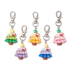 Plastic Christmas Tree Pendant Decorations&nbsp;HJEW-JM02727