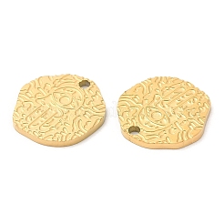 Ion Plating(IP) 316L Surgical Stainless Steel Charms&nbsp;STAS-D078-17G