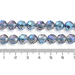 Electroplated Synthetic Quartz Crystal Beads Strands&nbsp;G-Z038-A02-02FR-1