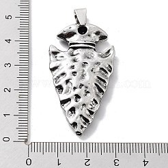Tibetan Style Alloy Pendants&nbsp;TIBE-L012-028AS