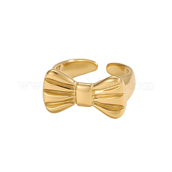 304 Stainless Steel Cuff Rings for Women&nbsp;STAS-OY018-12G