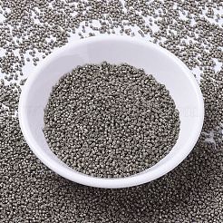 MIYUKIデリカビーズ  シリンダー  日本製シードビーズ  11/0  （db1169)亜鉛メッキマットピューター  1.3x1.6mm  穴：0.8mm  約10000個/袋  50 G /袋&nbsp;SEED-X0054-DB1169