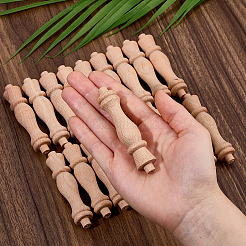 Unfinished Wooden Baluster Spindle&nbsp;WOOD-WH0052-013