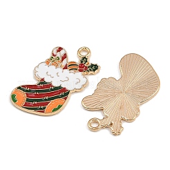 Christmas Theme Alloy Enamel Pendants&nbsp;LS-ENAM-C031-01G-03