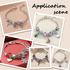 20Pcs Brass European Style Bracelet Jewelry Making&nbsp;STAS-SC0020-84