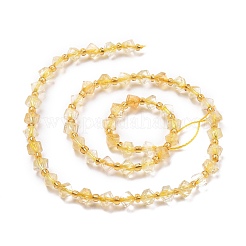 Heated Natural Citrine Beads Strands&nbsp;G-P463-11