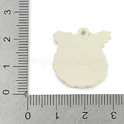 Christmas Theme Spray Painted Alloy Enamel Pendants&nbsp;ENAM-Z020-01L