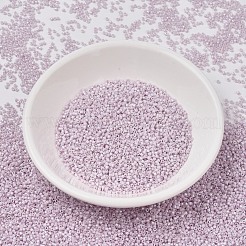 MIYUKIデリカビーズ  シリンダー  日本製シードビーズ  11/0  （db1504)不透明な淡いバラab  1.3x1.6mm  穴：0.8mm  約10000個/袋  50 G /袋&nbsp;SEED-X0054-DB1504