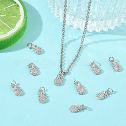 SHEGRACE Brass Micro Pave Cubic Zirconia Pendants&nbsp;XGRQ3D148-478P