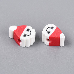 Christmas Theme Handmade Polymer Clay Beads&nbsp;X-CLAY-S091-75