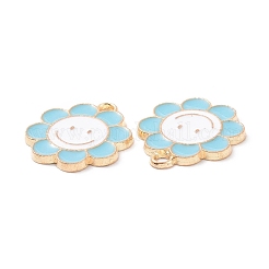 Alloy Enamel Pendants&nbsp;X-PALLOY-D015-07B