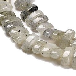 天然石ラブラドライトビーズ連売り  長方形  9x4x4.5mm  穴：1mm  約93個/連  15.28インチ（38.8cm）&nbsp;G-Q167-B19-01
