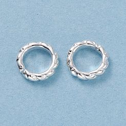 304ステンレススチールクイックリンクコネクター  フレームコネクター  銀  9x2mm  内径：6mm&nbsp;STAS-O110-14S