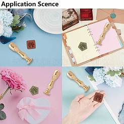 Brass Clay Seal Stamp Set&nbsp;DIY-WH0576-001