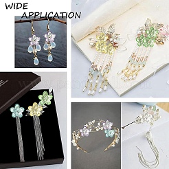 15g Transparent Acrylic Bead Caps&nbsp;TACR-YW0003-07E
