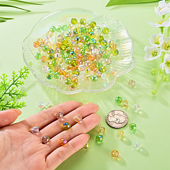 180Pcs 6 Colors Transparent Electroplate Glass Beads&nbsp;EGLA-TA0013-62