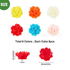 DIY Flower Keychain  Making Kits&nbsp;DIY-SC0012-20