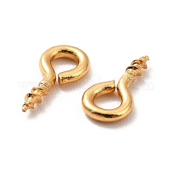 304 Stainless Steel Screw Eye Pin Peg Bails&nbsp;X-STAS-E044-07G-01