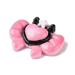 Pink Theme Opaque Resin Decoden Cabochons&nbsp;RESI-C045-06A