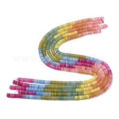 Cherry Quartz Glass & Dyed Natural White Jade & Green Aventurine Beads Strands&nbsp;G-H333-02C