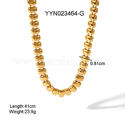 304 Stainless Steel Rectangle Link Chain Necklaces&nbsp;PW1815-2