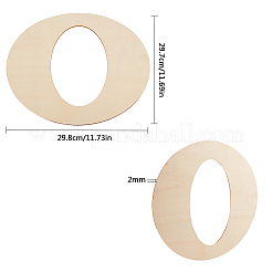 未完成の木の形  文字L  文字.o  29.8x29.7x0.2cm&nbsp;WOOD-CN0001-010O