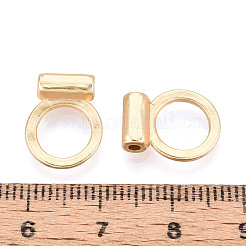 合金チャーム  リング  カドミウムフリー＆鉛フリー  マットゴールドカラー  14x11x3.5mm  穴：1.8mm&nbsp;PALLOY-N179-16MG