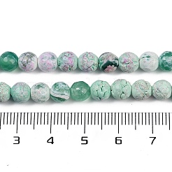 Natural Fire Crackle Agate Beads Strands&nbsp;G-C082-A01-46