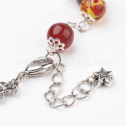 Gemstone Natural & Synthetic Mixed Stone Beads Jewelry Sets&nbsp;SJEW-JS00950