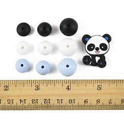 40Pcs 10 Styles Silicone Beads&nbsp;SIL-FS0001-27A