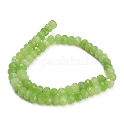 Faceted Dyed Natural White Jade Beads Strands&nbsp;GG-CBAE966-01A-V