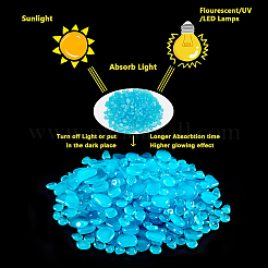 600Pcs 2 Style Plastic Luminous Cabochons&nbsp;DIY-BC0004-72