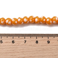 Handmade Lampwork Beads&nbsp;LAMP-D002-6mm-01I