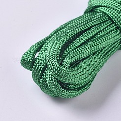 7連コアパラシュートコード  チロリアンテープ  グリーン  4mm  約3 M /バンドル&nbsp;OCOR-WH0052-31G