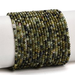 Natural Green Tourmaline Beads Strands&nbsp;GG-CBAA9B4-B01-01